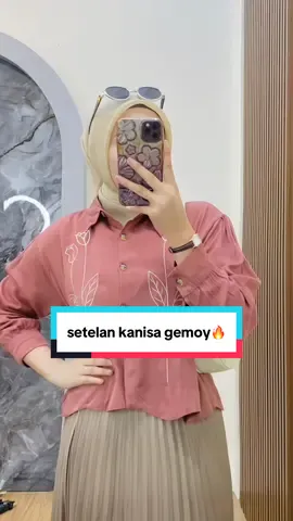 setelan kanisa bestseller bisa co dikeranjang kuning🔥😍#fyp #foryoupage #gajiansale #setelanwanita #trending #paydaysale #ootdngantor #viralvideo #styleinspo #ootdfashion 