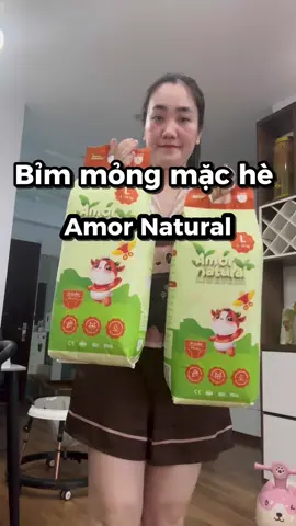 Đổi bỉm hè cho con các mẹ ơi ? #methao3con #mẹbimsua #review #bimamornatural #amornatural 