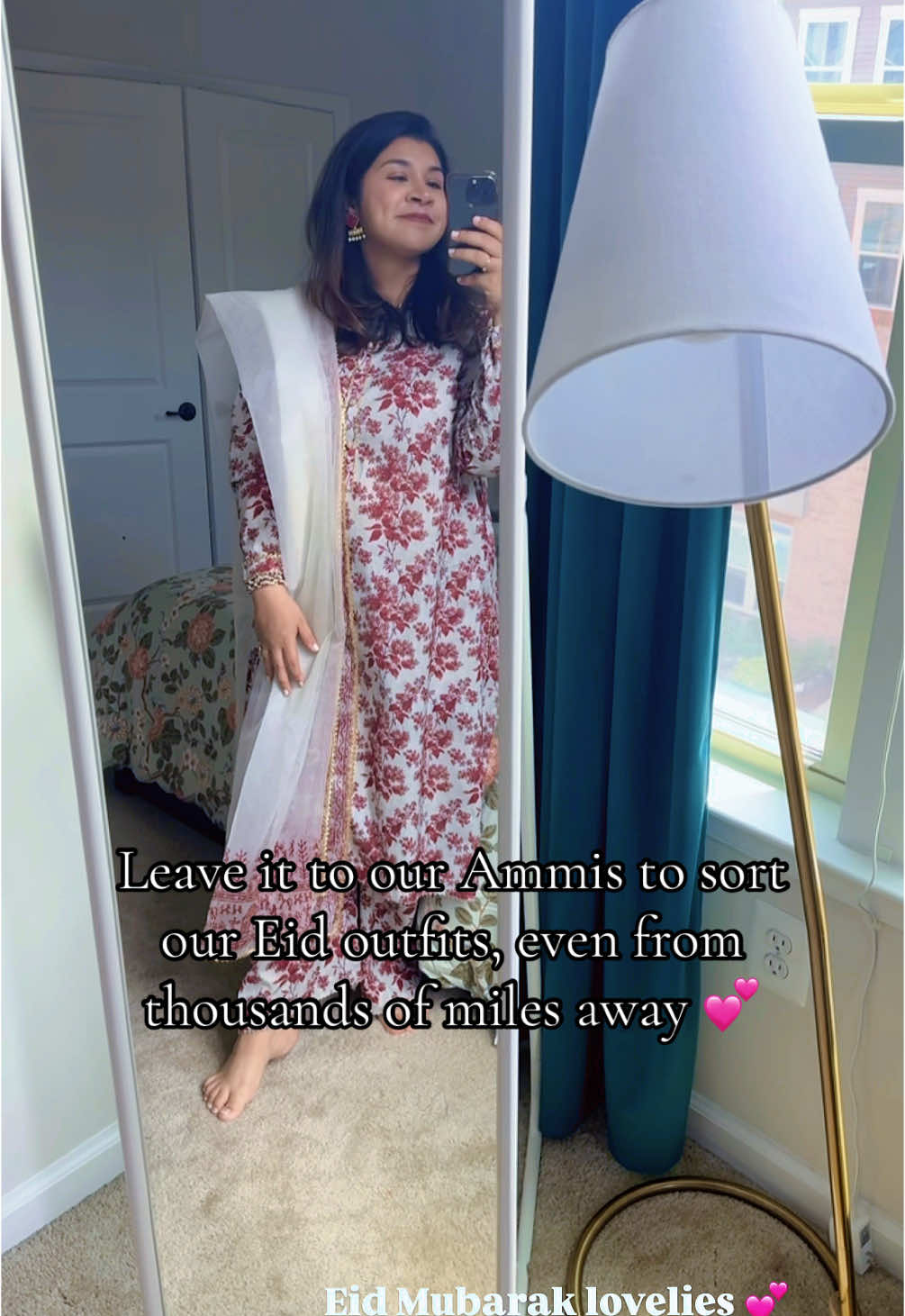 Eid Mubarak from my heart to yours 💕 #eiduladha #momsgotthis #mymomsentmethis #eidoutfit #eidmakeover 