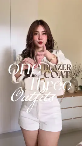 one blazer coat,three outfits #outfitideas #styleinspo #fashiontiktok 