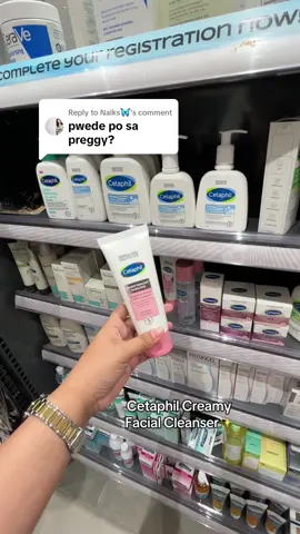 Replying to @Nalks🦋 perfect for sensitive skin dahil mild lang ang ingredients nitong cetaphil creamy cleanser‼️ #BeautyTok #facialcleanser #cetaphil #pregnantwomen #lactatingmom #sensitiveskin 