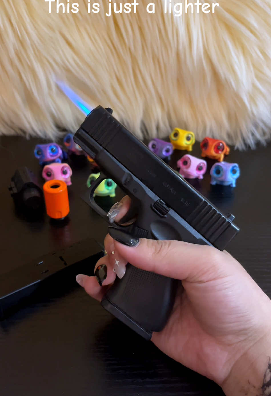 🔥 “10x Tougher Than Regular Lighters!” ✔️ Zinc alloy + steel top—crushproof & drop-resistant   ✔️ Engineering plastic base—lightweight & leakproof   ✔️ Tactical design, built for survival!   #EDC #SurvivalGear #GlockLighter#fypシ #lighter #tiktokshop #gift #lighterlover #lighters #tiktok #FathersDayGift #dadgift #FathersDay 