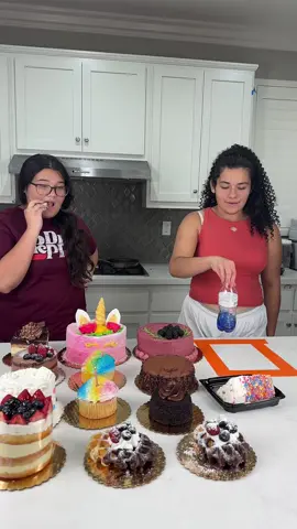 Flipping for Cake #cake #chocolatecake #cupcake #unicorncake #waterbottleflip #waterbottleflipchallenge #izzyandmary #maryandizzy #lifewithbrothers 