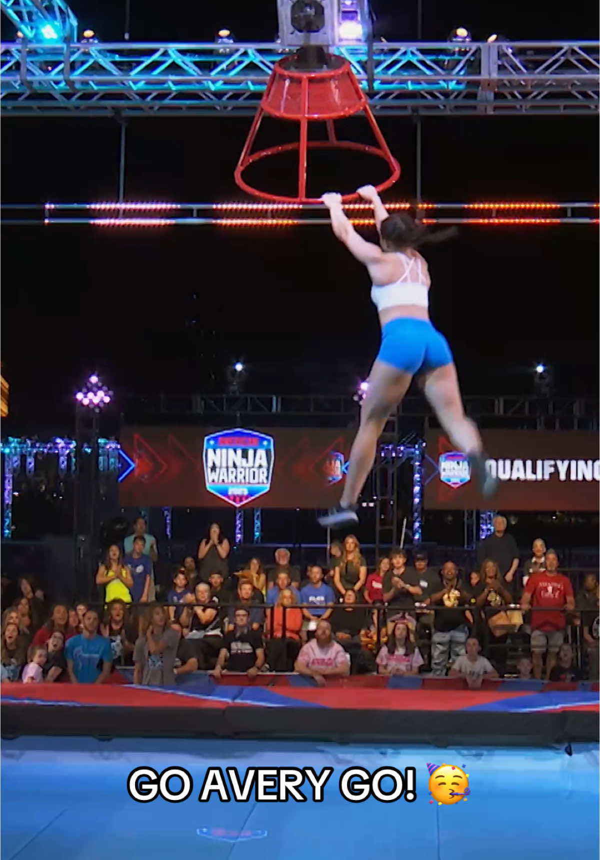 @Avery G came to win 👊🏼 #AmericanNinjaWarrior #ANW #ninjawarrior 