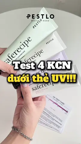 🌤️Test ngay 4 KCN Pestlo bảo vệ da khỏi tia UV hay không? #pestlo #pestlovietnam #pestlosaferecipe #sunscreen #kemchongnang #testkemchongnang #chamsocdamat #kcnpestlo 