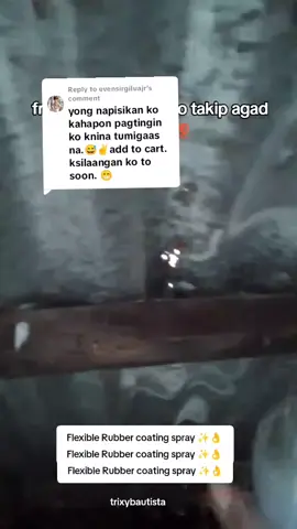Replying to @evensirgiluajr tignan mo Naman to sir 😊💯#rainyseason #waterproofspray #flexiblerubbercoating #flexible #rubbercoating 