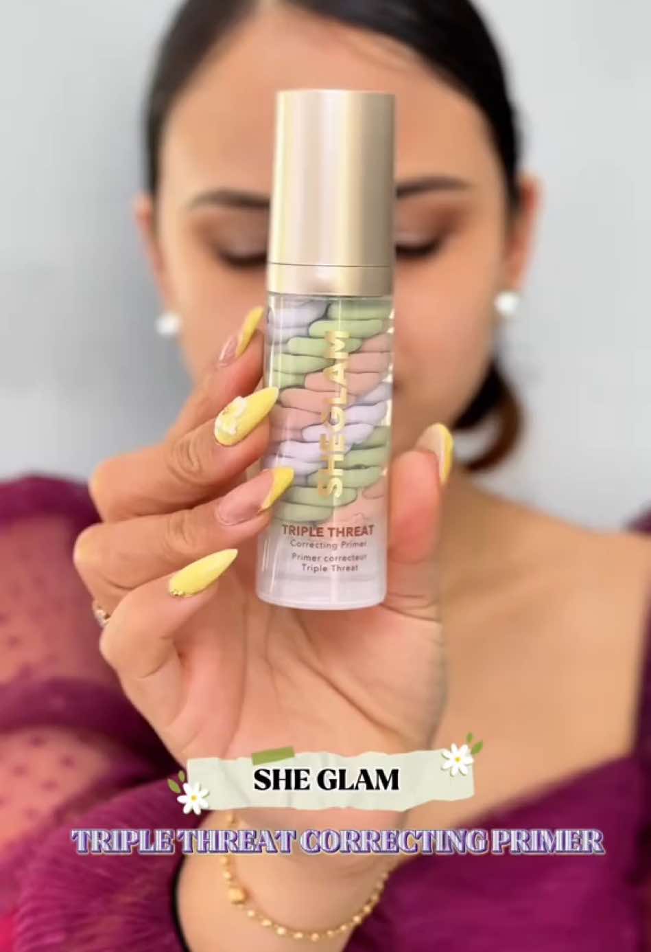 “NO FILTER,NO CONCEALER,JUST PRIMER”@SHEGLAM COLOR CORRECTING PRIMER❤️😍 #lacosmeticsnepal #sheglam #sheglamnepal #colorcorrectingprimer #primer #colorcorrect #makueplover #fyp #trending #goviralgo 