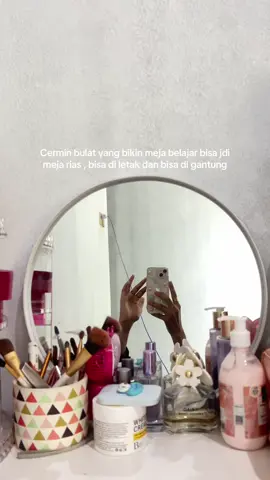 Cermin bulat super estetik #cerminbulat #cermin #cerminaesthetic #cerminbulataesthetic 