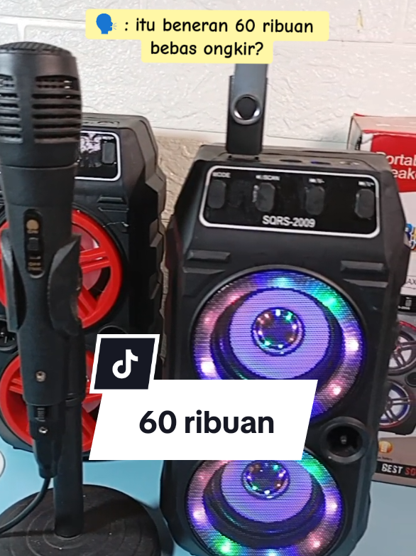 Speaker Bluetooth Bass 2x3,5 inchi, Gratis Mikrofon & kabel Cas bisa Radio, SD Card, Flasdisk dan aux in #speaker #speakerbass #speakerbluetooth #elektronik #elektronikmurah 