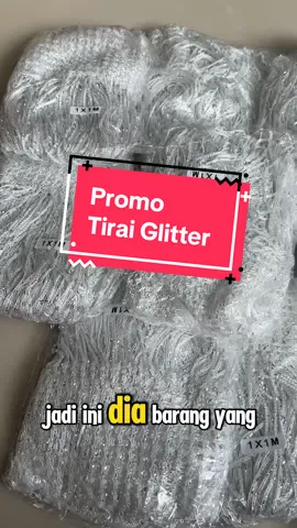 Ini dia tirai liter yang biasa dipakai di dekorasi tenda tren 2025 saat ini … Mumpung stok masih banyak dan harga lagi promo langsung check out aja di keranjang kuning … #tiraiglitter #tiraiglittertenda #weddingdecor #dekorasi #dekorasitenda #lampu 