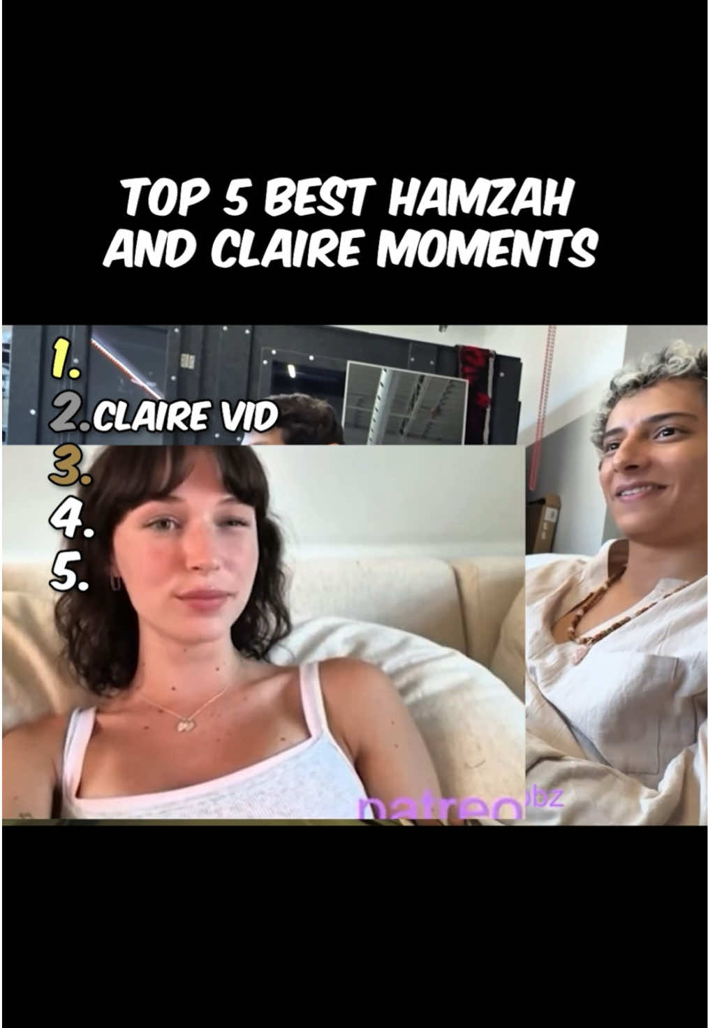 Hamzah and Claire dating for sure 💕😭 #hamzahthefantastic #clairedrake #slushynoobzclips #slushynoobz #Relationship 