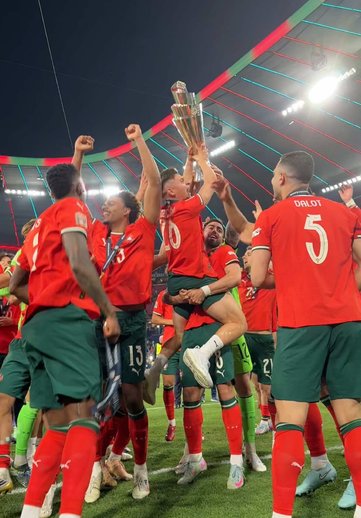 Portugal party 🇵🇹🕺#NationsLeague #PortugalvsSpain 