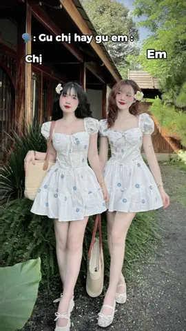 Gu chị hay gu em đây ạ @LUONG THAM CLOTHING #phoidoxinh #outfit #luongthamclothing #vayxinh #xuhuong 