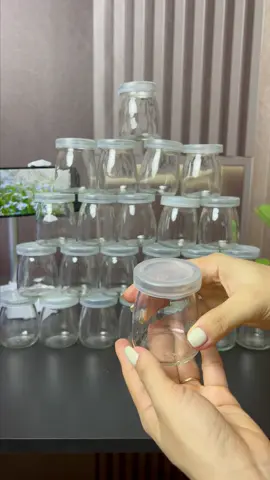 HỦ SỮA CHUA THUỶ TINH ĐẸP #nhanhatnguyen #husuachuathuytinh 