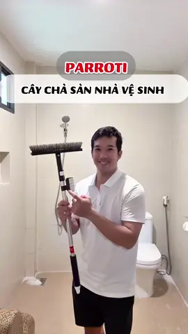 Cây chà sàn này tiện ghê luôn á mọi người và còn xoay được 180 độ, treo được trên tường quá là xịn xò.#thanhtienich #parroti #caychasan #caychasannhatam2in1 #donnha 