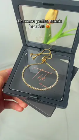 The most perfect tennis bracelet! #tbkmalljewelry #tennisbracelet #giftideas #gf #fyp #tiktok 