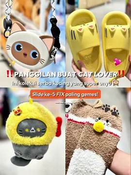 GEMES BANGET GAK SIH?! ini koleksi kucing yang wajib para cat lover punya😻   🛒Check out barang nya di link bio ya🧡💙 #ruparupa #OmniChannel #SelaluAda #GiftForCatLovers #KucingMemeTikTok #TasKucingLucu #DompetKucing #KaosKakiKucingBulu #SendalKucing #GantunganKunciKucing