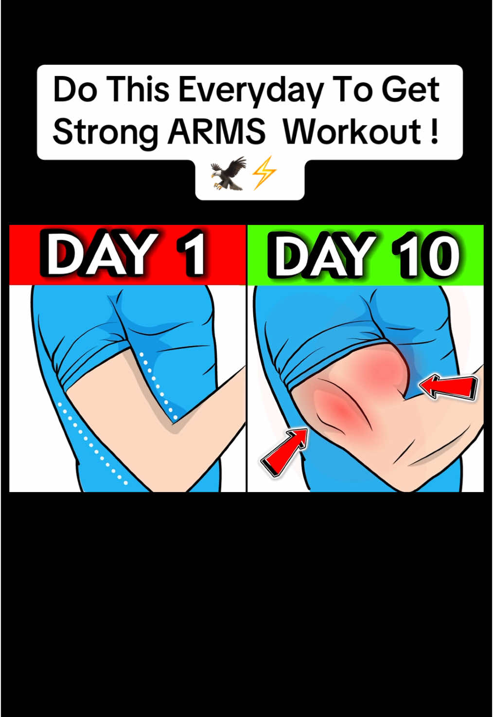 Do This Everyday To Get Strong ARMS  Workout !  🦅⚡️#arms #armsworkout #Fitness #workoutvideo #armstrong #armsday #workoutmotivation 