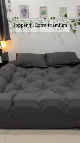 Topper รุ่น Extra Premium สีพื้นเทาเข้ม อย่างสวย ##ที่นอนท็อปเปอร์##ที่นอนเด็กแรกเกิด##ที่นอน##ที่นอนtopper##ที่นอนเด็กอ่อน##ฟีดดดシ