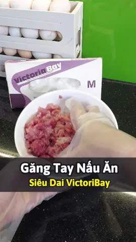 Combo 5 Hộp] Hộp 100 Găng Tay Nấu Ăn Siêu Dai Victoria Bay TPE Chống Nhăn Chống Thấm Nước  #gangtaynauan #gangtaynauansieudai #gangtaynilong #review #chipbongbmt