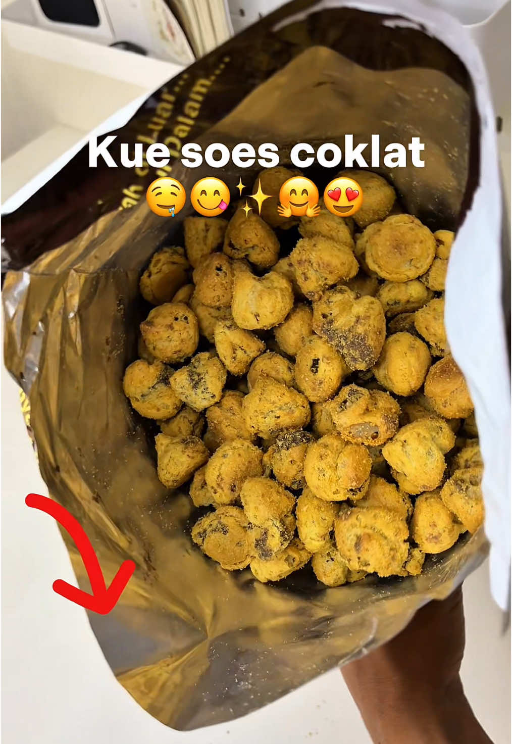 kue soes coklat🤤 #soes #soescoklat #dilidilishop 