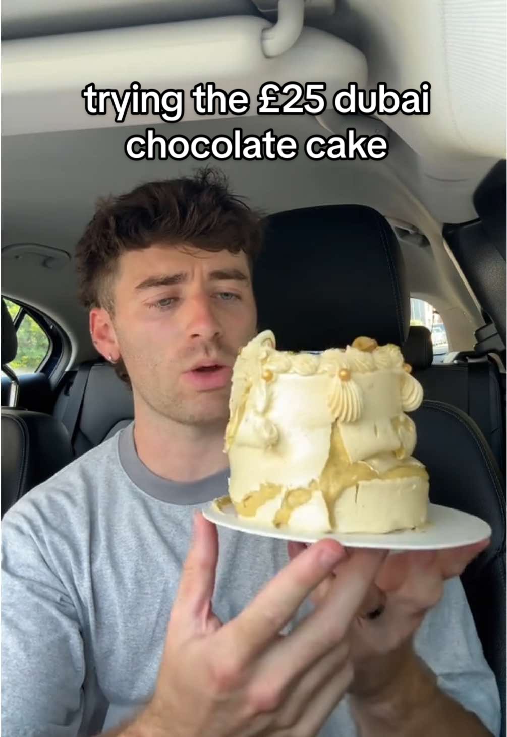 i can’t believe i spent £25 on this 😂 #harrods #dubai #chocolate #cake 