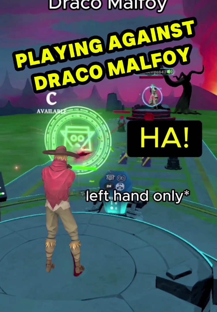 How it feels to playing against Draco Malfoy in War of Wizards…  #fyp #foryou #warofwizards #vr #vrgaming #quest2 #vrgame #quest3 #foru #4u