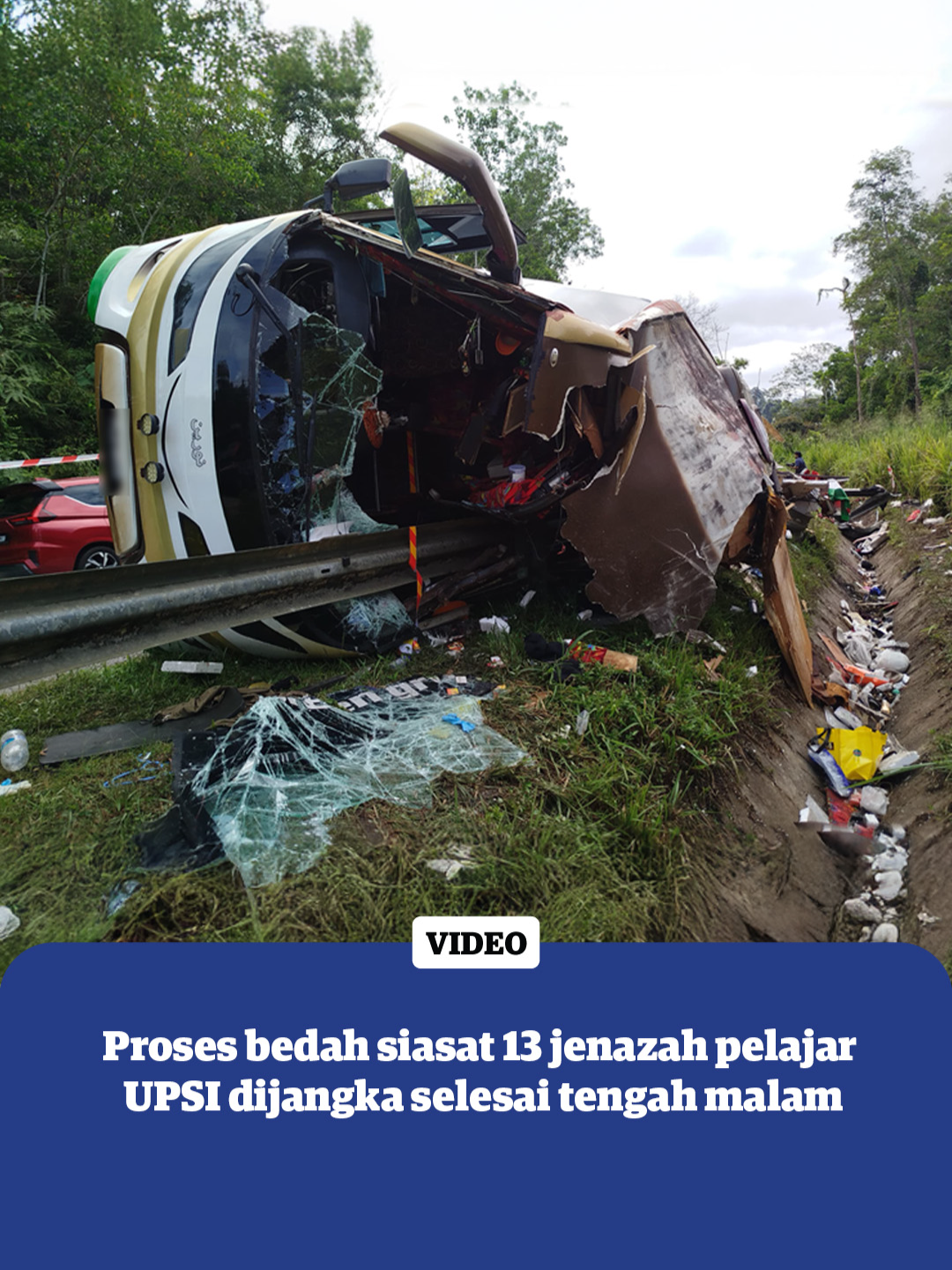 Proses bedah siasat 13 jenazah pelajar UPSI dijangka selesai tengah malam #trendingnewsmalaysia