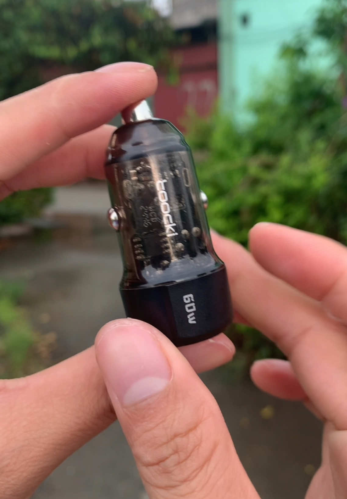 Tẩu sạc nhanh chính hãng Toocki, sạc siêu nhanh 60W #tausac #tausacoto #tausacnhanhtrenoto #tausacnhanh 