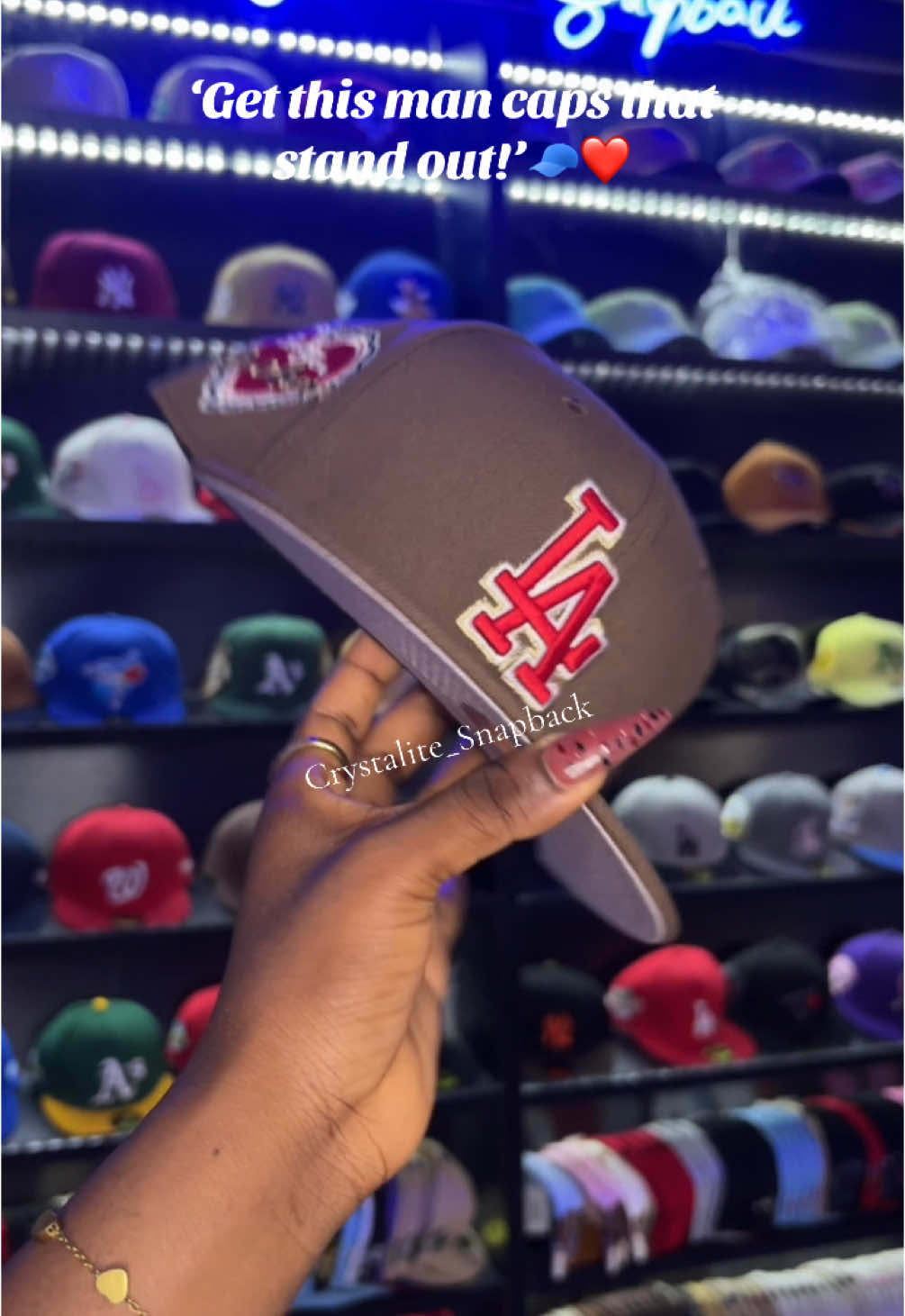 Only Crystalite_Snapback will bring varieties for y’all, i mean buy from a vendor that care about your tatse😍🧢❤️ #fittedcap #snapback #CrystaliteSnapback  #crystalite #fyp #goviral #blowup #capvendor #fashion #cap #facecap #trend #capsize #fitted