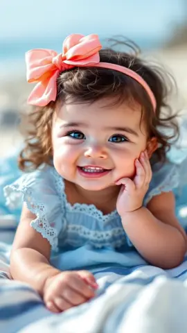 Cute and beautiful baby 🥰 Send this to someone you love🩵 #baby #cute #mom #omygosh #MomsofTikTok #mommy #babytalk #england #fyp #cutebabies #Love #funnytiktok #funnyvideos😂 