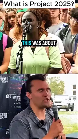 project 2025? #charliekirk #debate #students #usa 