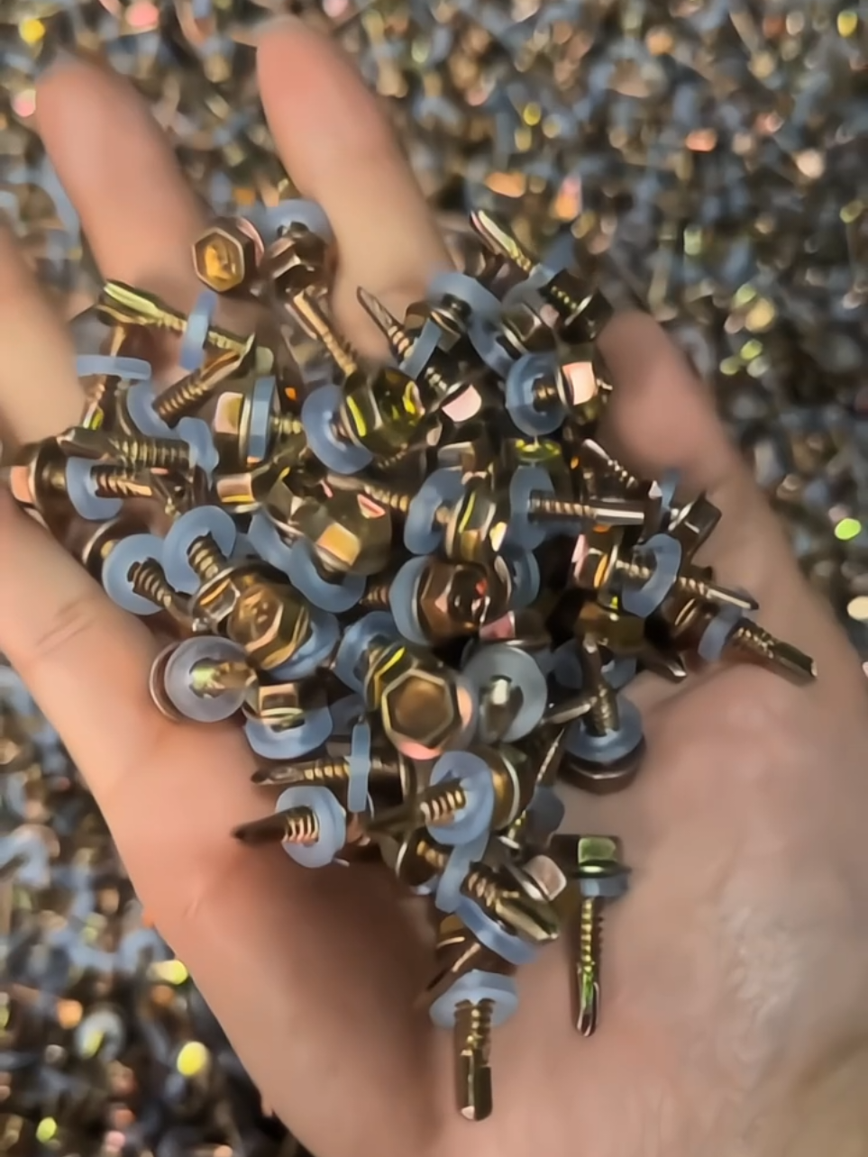 Baut Roofing 2cm isi 100pcs – sekrup self drilling berkekuatan tinggi, dirancang khusus untuk pemasangan cepat dan presisi. #baut #bautroofing #bautbajaringanroofing #bautbajaringan #fyp #fypシ 