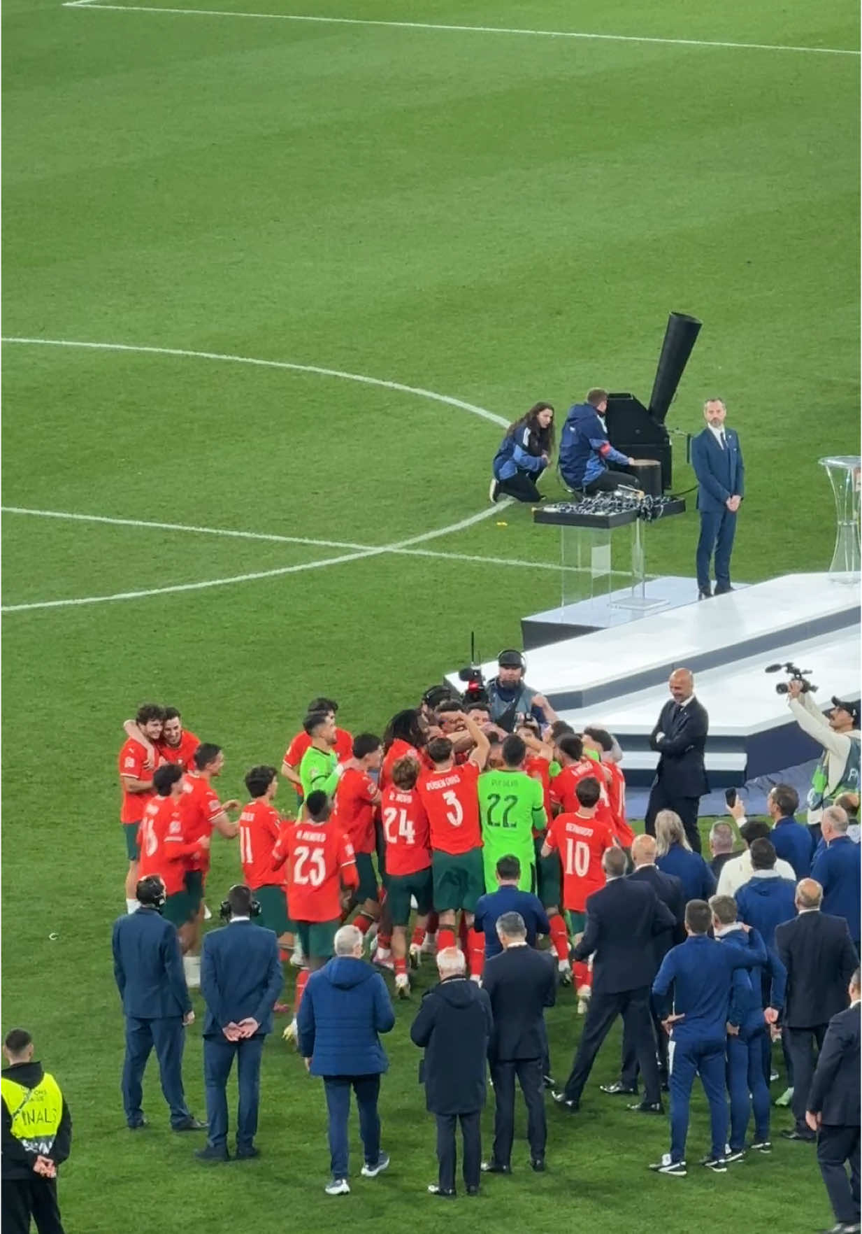 Seeing everyone cheering for Cristiano Ronaldo, celebrating their captain, their leader, their hero it truly warmed my heart. Moments like this remind you why football is more than just a game. #christianoronaldo #cr7 
