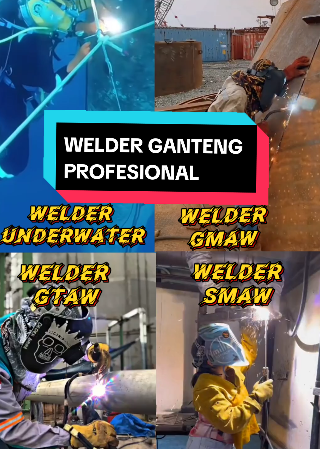 Tulis di kolom komentar cita-cita kalian mau jadi welder apa,,kalo aku UNDERWATER tapi sayangnya gak sampai ke sana 😁😁 #welder #welderunderwater #weldergtawsmaw #weldersmaw #weldersmaw🔥👌🏻 #tukanglas #fyp #welderindonesia🇮🇩 #weldermuda #100k #1billionviews 