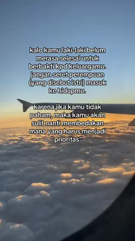 sepertinya sepele, tapi nanti ketika menikah bisa menjadi bom waktu.