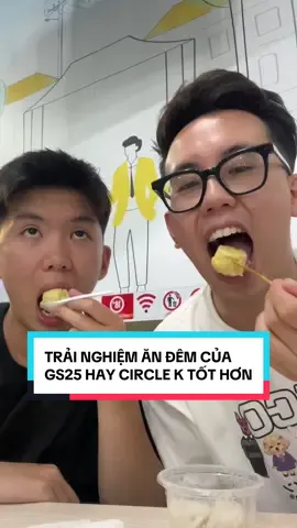 Trải nghiệm ăn đêm của GS25 hay Circle K tốt hơn nhỉ? 🤨 #davidvinh #schannel #gs25 #circlek  
