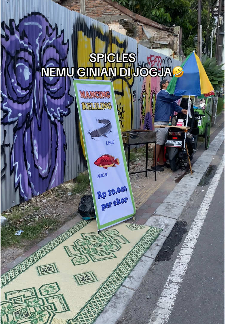 absen di kota kalian ada gk?!😅🫵🏻 #fyp #jogjaviral #mancingkeliling