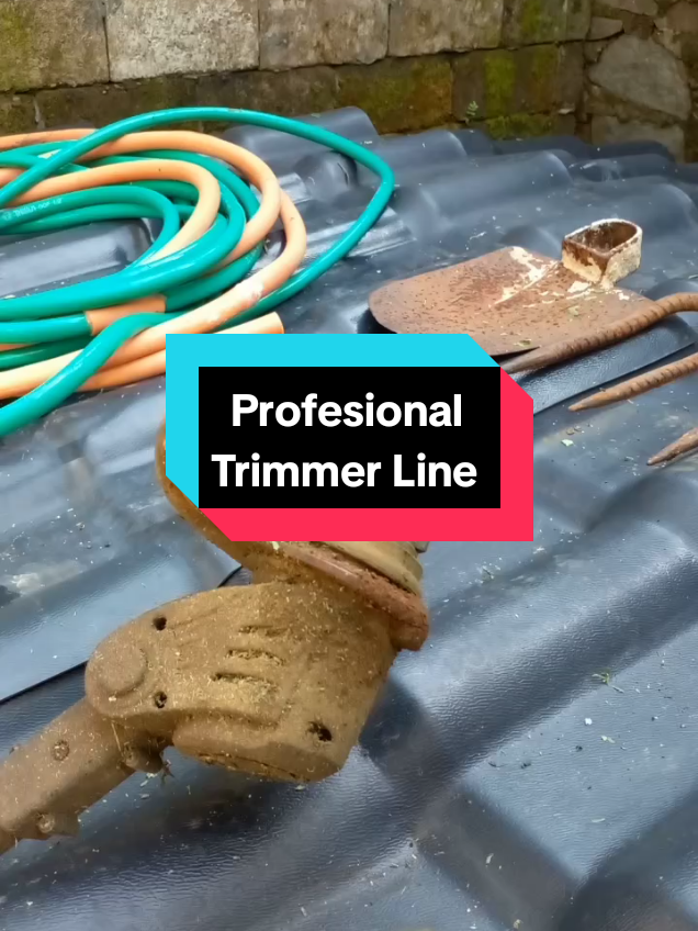 #potongrumput pake tali nylon profesional trimmer line lebih aman #tools #videotiktok #gardening #spill 