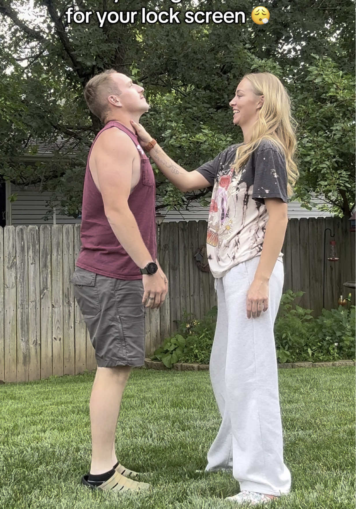 BAHAHA believe it or not this was HIS idea💀🤣 #wallpaper #couplegoals #wallpaperideas #lockscreenideas #lover #couplecomedy #fypage #funny #superhero #strongwomen #trending #lockscreen 