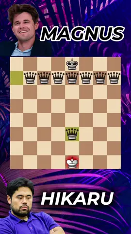 How many PAWNS are needed to Defeat 8 QUEENS? Magnus Carlsen vs Hikaru Nakamura #chess #magnuscarlsen #hikarunakamura #chessgame #chessmaster #gothamchess #шахматы #ajedrez 