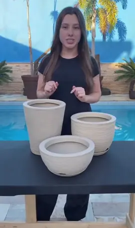 Kit com 3 vasos texturizados para plantas/flores/jardim com 3 tamanhos diferentes! Promoção nesse link: https://s.shopee.com.br/5pwHdP6310  Só copiar o link ou clicar no link que está na Bio💝 #vasos #plantas #flor #jardim #decoracao #casa #tesourodaspromocoes #shopee  @Lara.K  @Lara.K  @Lara.K 
