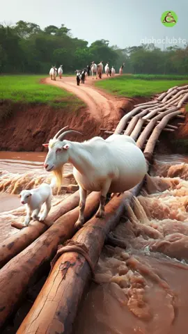 goat falling in canal #animal #goat #humanity #rescue #cow