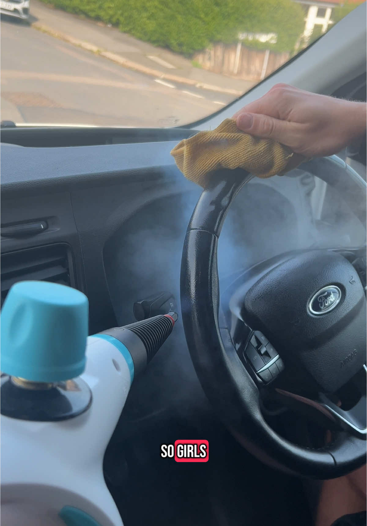 He loved it so he bought it! #redhutsteamcleaner #steamclean #steamcleaner 