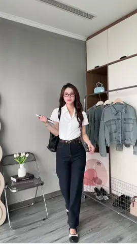 Trở về thời học sinh vườn trường 🥰 #xuhuong #denim #oufit #quansuong #quansuongnu 