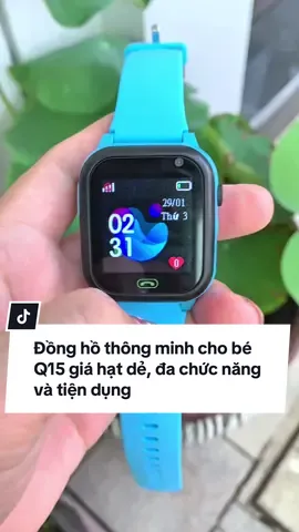 Đồng hồ thông minh cho bé Q15 giá hạt dẻ, đa chức năng và tiện dụng #dodungthongminh #donghothongminh #dongho #smartwatch 