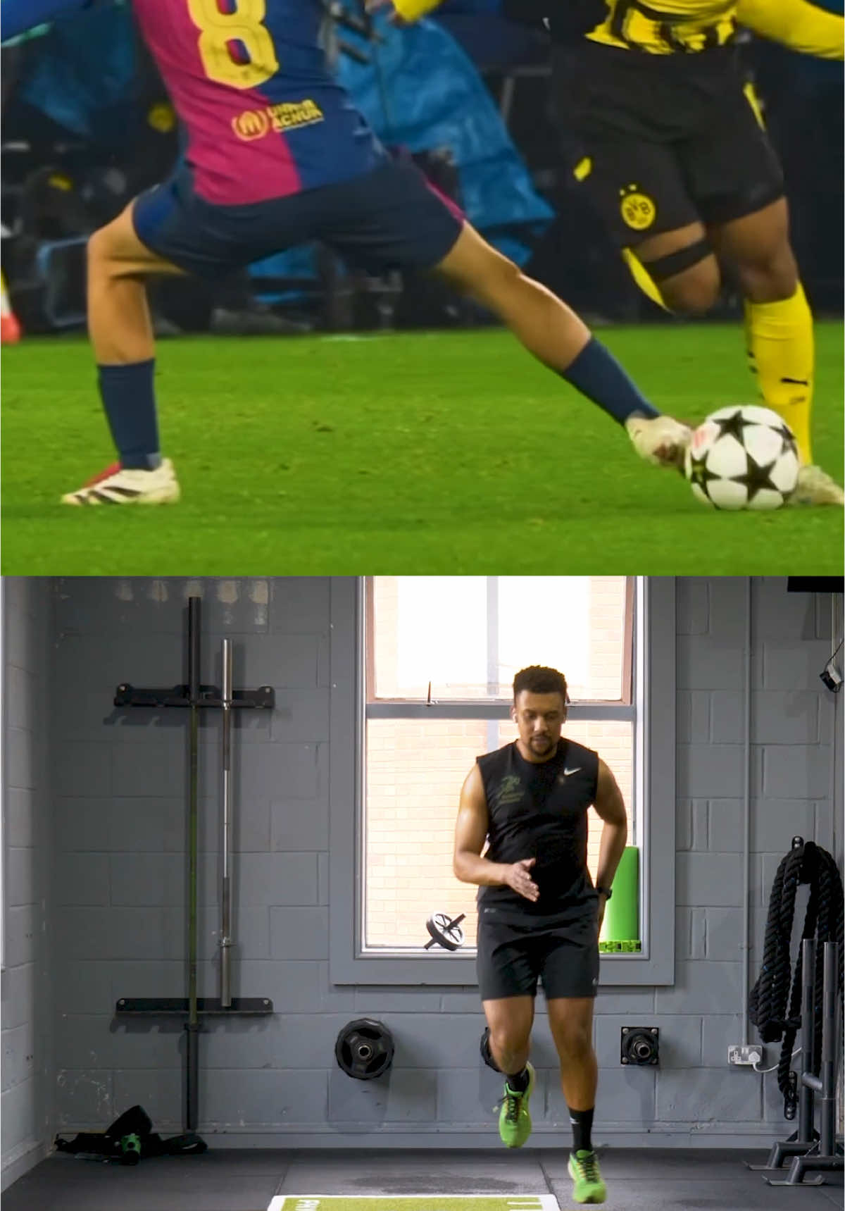 Save to Develop Lateral Movement + Change of Direction! #soccertiktok #soccertraining #footballtiktok #footballtraining 