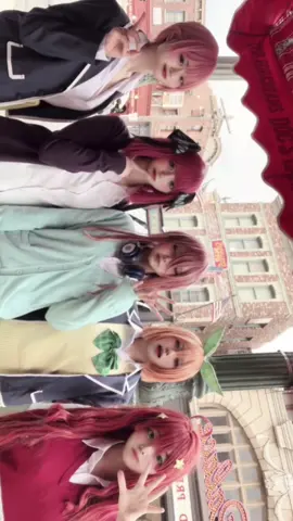 五つ子💛💜🩵💚❤️ 💛いおは 💜@青花💙🐼  🩵@あ ろ ま 🗯 👾  💚@むい🐻‍❄️⚡️  ❤️会長 #cosplay #コスプレ #ごと嫁コスプレ #ごと花コスプレ #五等分の花嫁コスプレ #thequintessentialquintuplets #中野一花コスプレ #中野五月コスプレ #中野二乃コスプレ #中野四葉コスプレ #中野三玖コスプレ 