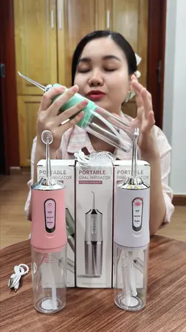 Máy Tăm Nước Cá Nhân - 3 Chế Độ 4 đầu thay thế #tamnuoc 