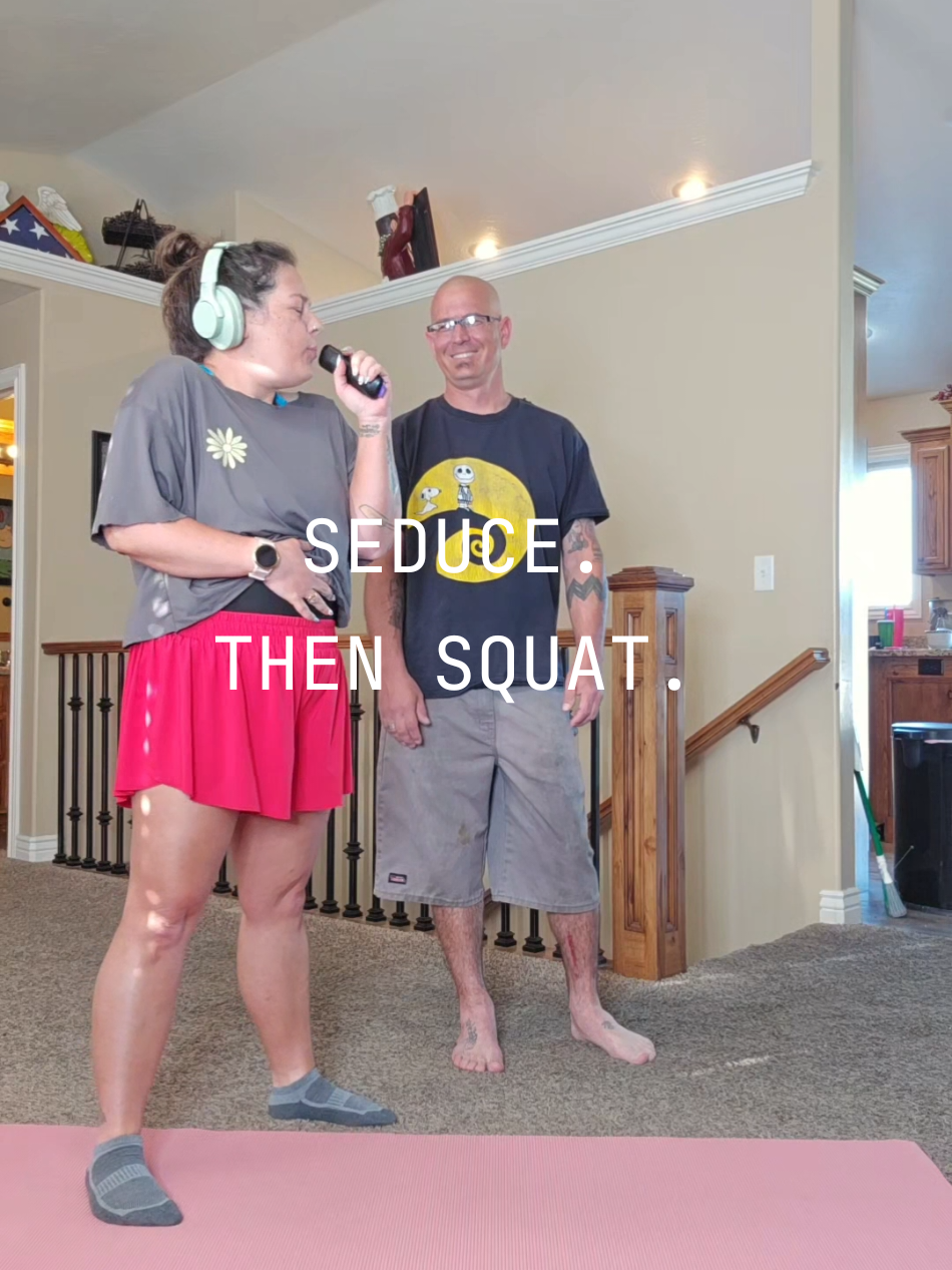 Just a lil pre-workout performance for my favorite guy! 😆🎤🎶🥵🫶 HAPPY MONDAY!! #fyp 